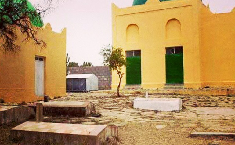 The graveyard in the Negashi mosque compound