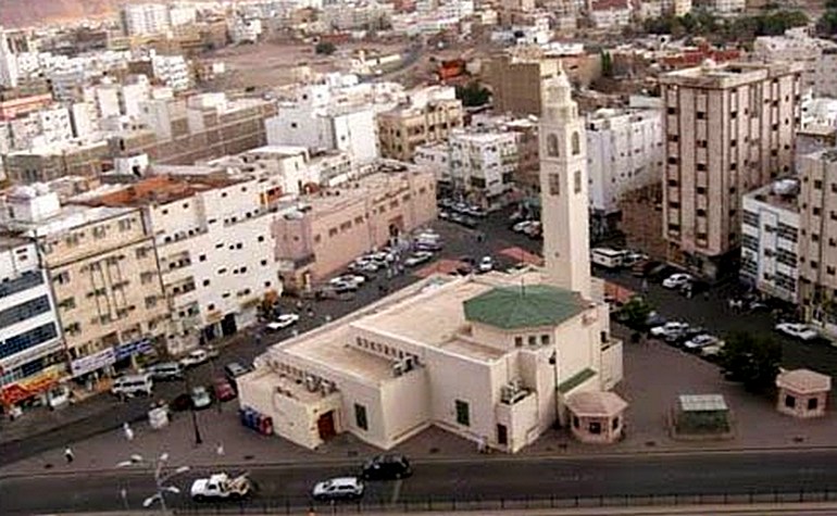 Overhead view of Masjid Ejabah 