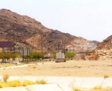 The plain of Waadi Muhassar near Mina