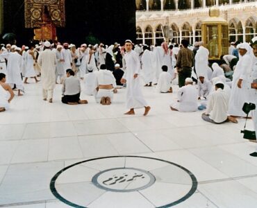 Location of the Zamzam well on the mataf