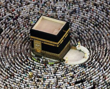 Birdseye view of the holy Kabah