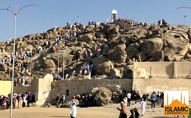 Mount Arafat viewed from ground level