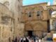 Front view of the Church of the Holy Sepulchre