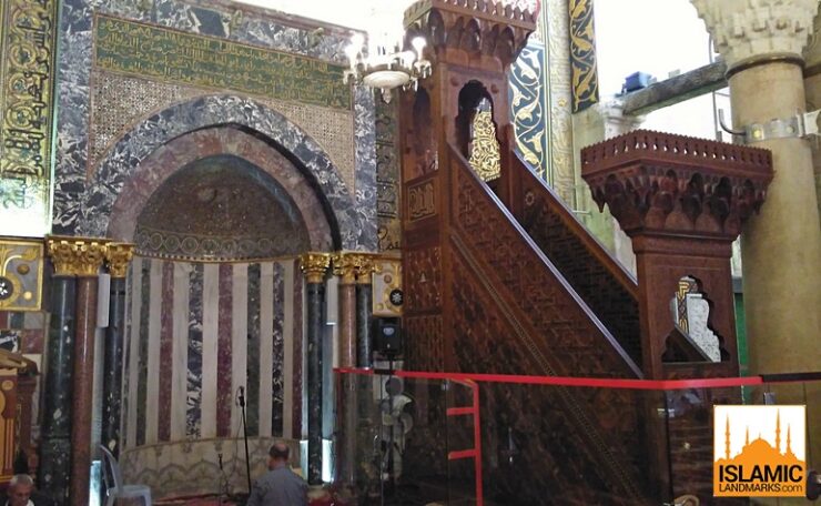 Mihrab and Mimbar of Masjid Qibly