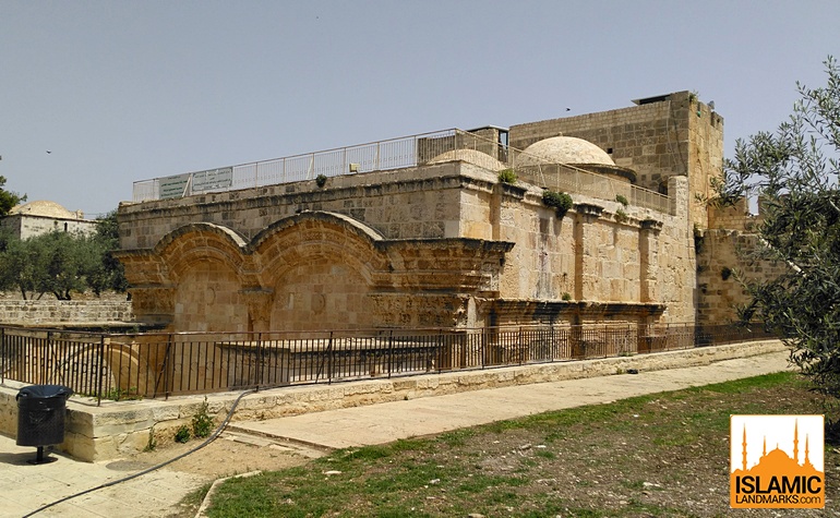 Residence of Imam Ghazali seen from within the Aqsa compound