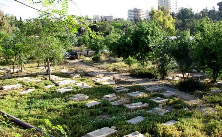 View of Mamilla cemetery