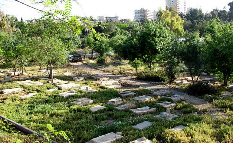 View of Mamilla cemetery