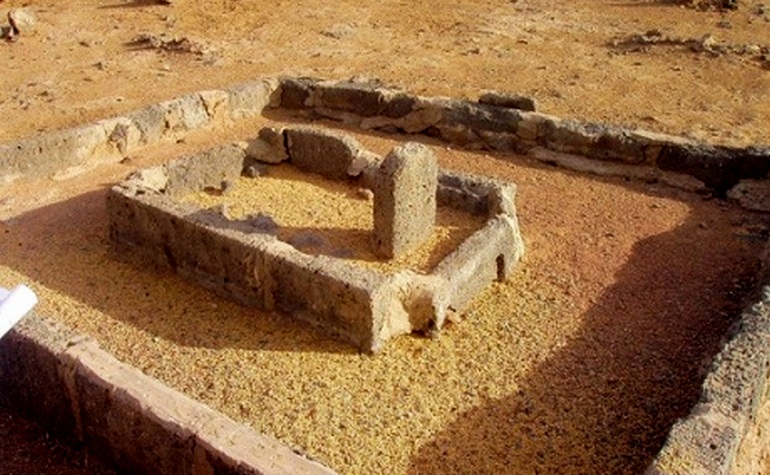 The grave of Ebrahim, the infant son of the Prophet s.a.w.