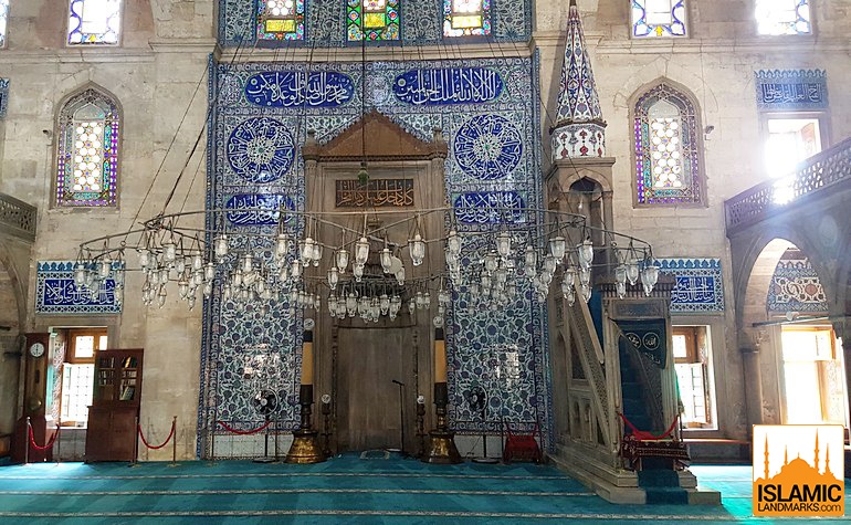 Mehrab and mimbar of the Sokullu Mehmet Pasa mosque