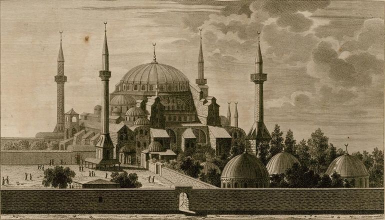 Hagia Sophia during Ottoman times