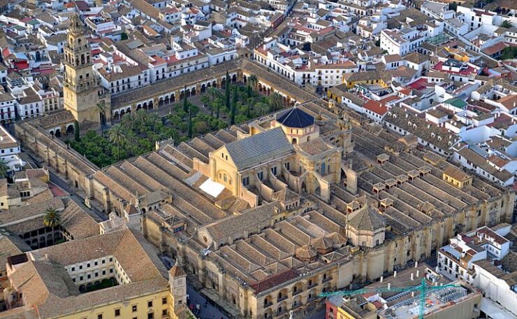 Aerial view of the Cordoba Mosque-Cathedral