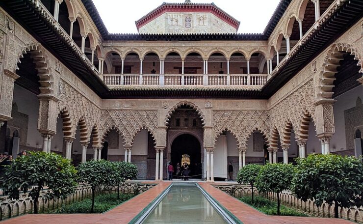 Inside the El Real Alcazar Palace