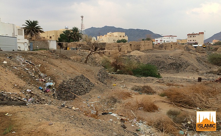 Present day location of where the mushrik of Badr were buried