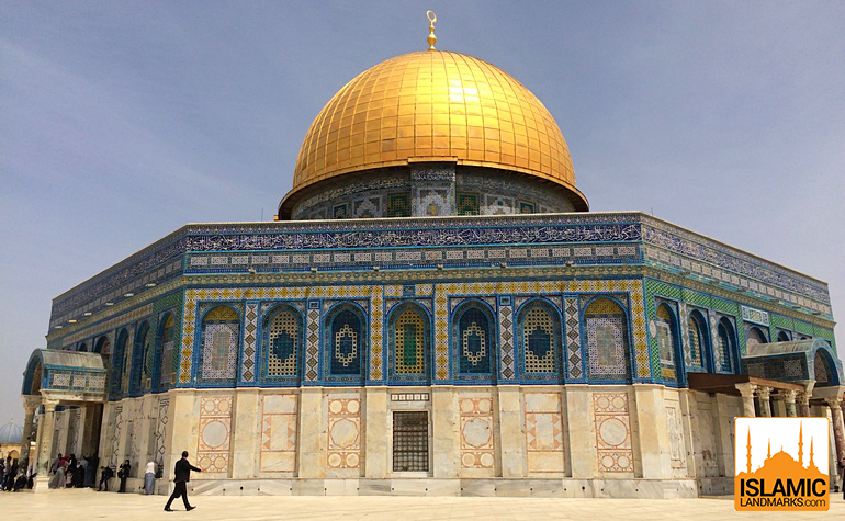Qibbat AlSakhra Fridge Magnet Dome Of The Rock Alaqsa Mosque 