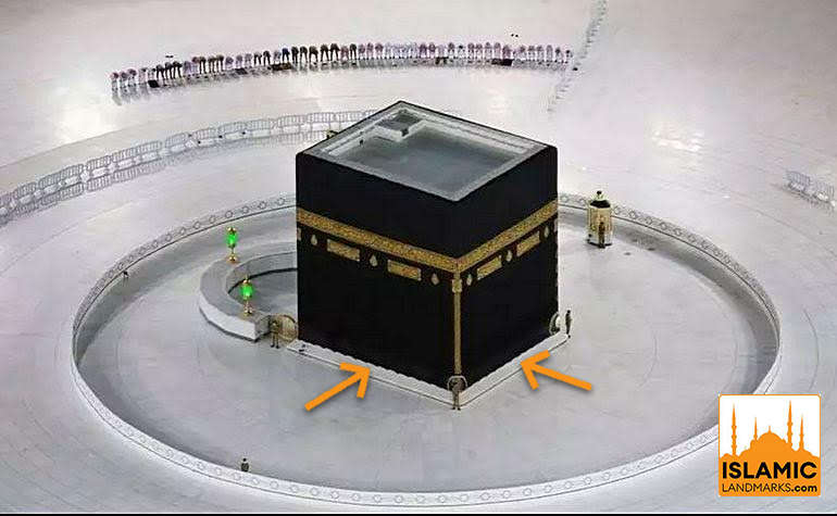 The Shadharawan in the base of the Ka'bah