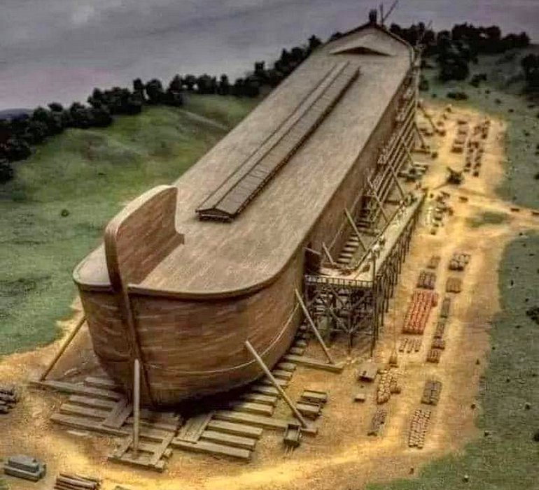 Illustration of the Ark of Prophet Nuh (عليه السلام)