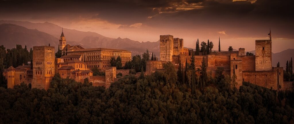 alhambra mosque in spain
