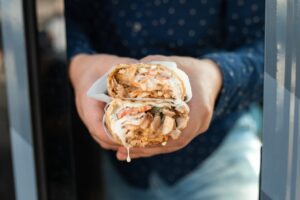 shawarma wrap from marhaba makkah